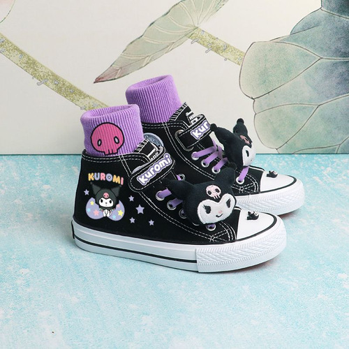 Zapatos De Lona Con Velcro Para Niñas Kuromi