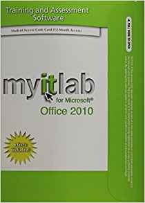 Myitlab For Microsoft Office 2010 Printed Access Code Card I