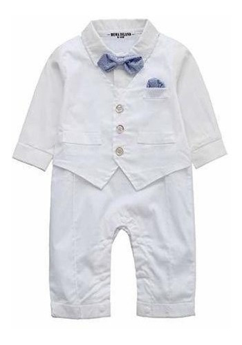 Isla Hema Hmd Chaleco De Manga Larga Para Bebe Color Blanco 