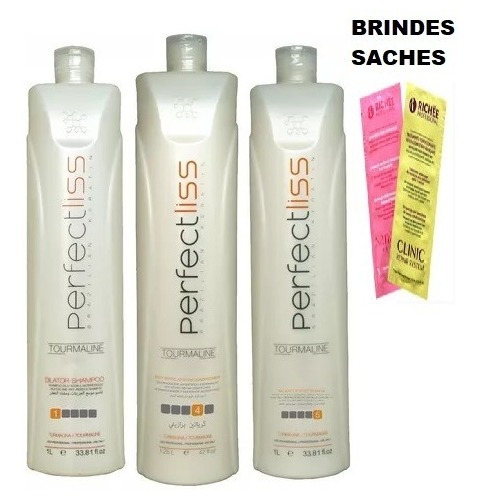 Kit Progressiva Perfect Liss Turmalina(ativo 1250ml)+2brinde