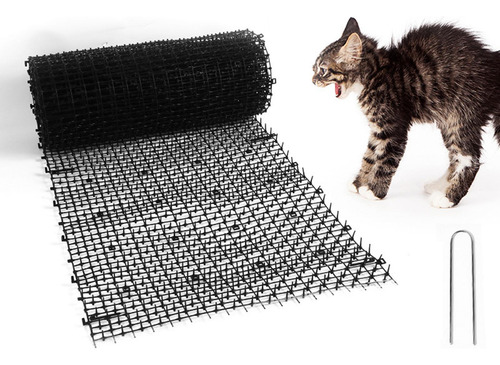 Alfombrilla Disuasoria Para Gatos Prevenir Gatos Negro Y M
