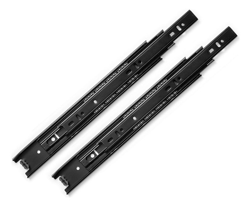 Corredera Telescopica Guia Cajon Inomax 55cm 45mm Negro