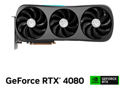 Tarjeta De Video Zotac Gaming Geforce Rtx 4080 16gb Trinity Oc Zt-d40810j-10p