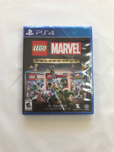 Imagen 3 de 3 de Ps4 Coleccion Lego Marvel 3 Juegos En 1 Nuevo Sellado Fisico