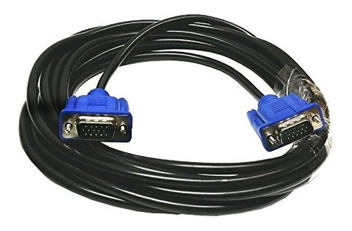 Importer520 Conectores Azules Hd15 Macho A Macho Svga Vga Ca