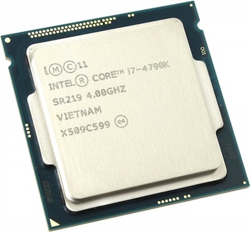 Procesador gamer Intel Core i7-4790K BX80646I74790K  de 4 núcleos y  4.4GHz de frecuencia con gráfica integrada