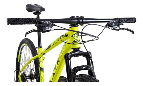 Bicicleta Aro 29 Alumínio 24v Rino Start Mtb Disco Suspensão Cor Amarelo Neon Tamanho Do Quadro 19