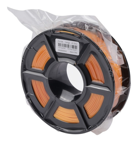 Filamento Pla + Silk Metalizado - Reprap3d - Laranja
