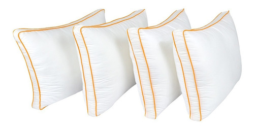 Kit 4 Pack Almohada Hotelera Premium 2+2 Estándar C/fuelle