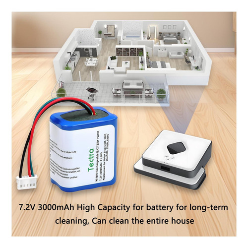 Tectra 72v 3000mah Ni-mh Batería Recargable Para Irobot T T