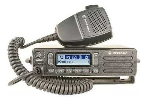 Rádio Móvel Motorola Dem400 Analógico Digital Bidirecional
