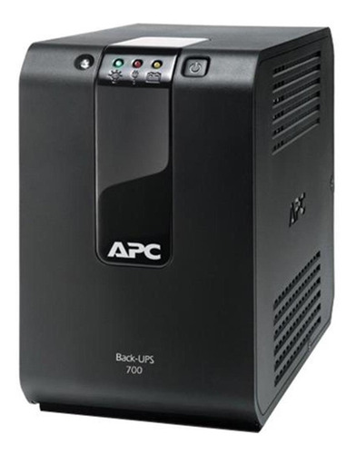 Imagem 1 de 2 de  APC Back-UPS BZ700BI-BR 700VA entrada de 115V/220V e saída de 115V preto