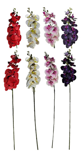 Vara De Orquidea Artificial Grande Tacto Natural 1 Metro