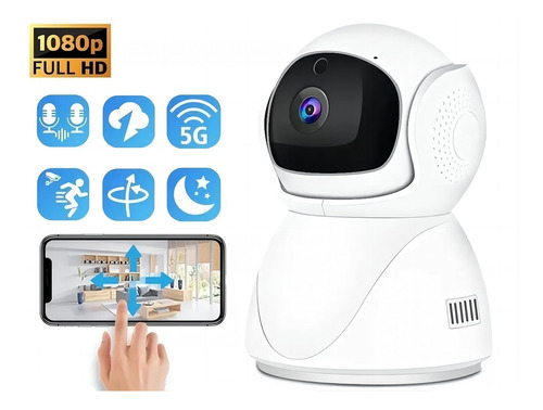 Cámara De Seguridad 360° Wifi 2mp Visión Nocturna 1080p Home Sunoffer