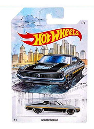 Hot Wheels '70 Ford Torino Detroit Muscle Car Series 6/6
