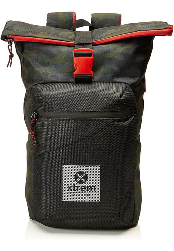 Mochila Xtrem Samsonite Bikerfold Camo Mesh Verde Oscuro