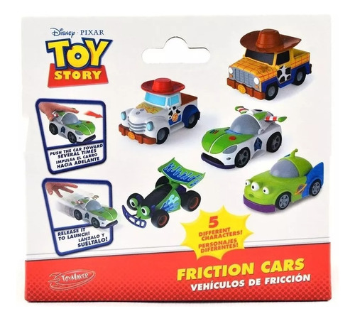 Auto A Fricción Buggy Toy Story Disney Pixar Personaje Buggy