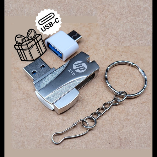 Pendrive 2tb Hp Usb-c 3.0 Compatível Celular Android