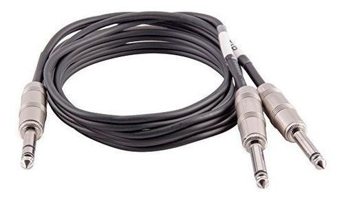 Sismic Audio 6 Pies Trs Macho A Doble Cable De Interfaz De C