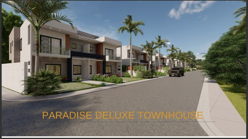 Vendo Casas En Deluxe Paradise Townhouse Ubicado En Brisas De Punta Cana