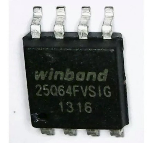 Imagem 2 de 3 de 25q64fvsig - Eprom 25q64 Bios Ci Virgem Winbond - 5 Peças