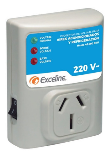 Protector De Voltaje Exceline Aire/refrig/equip/ Gsm-re220cs