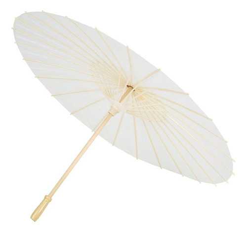Parasol De Papel Para Danza Clásica Blanca, Paraguas De Pape