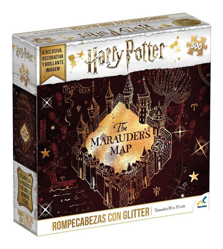 Rompecabezas Glitter 500 Piezas Harry Potter