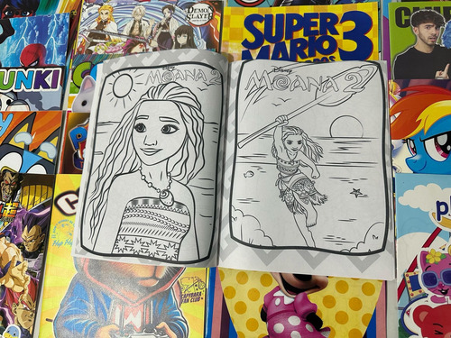 12 Libros Para Colorear E Iluminar Surtidos Con Crayones