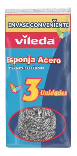 Esponja Vileda Acero De Acero 3unds