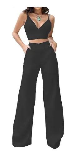 Mercado livre conjunto de calça best sale e cropped