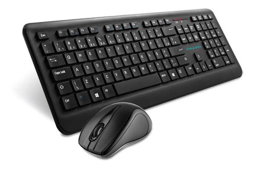 Combo De Teclado E Mouse Sem Fio Movitec Office Otcw-01
