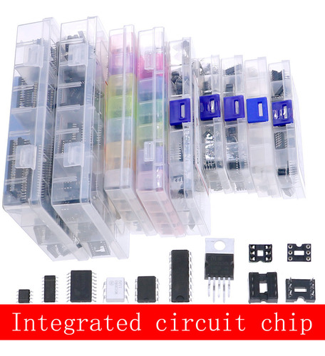 Set Sockets Ic Kit Surtido De Circuitos De Chips Ic Integrad