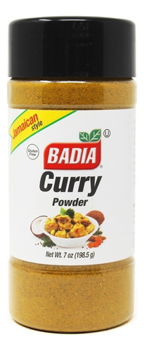 Badia Condimento Curry En Polvo 198.5g Usa Kosher Sin Tacc