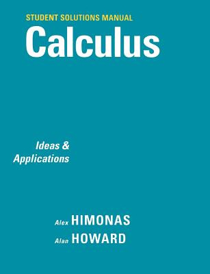 Libro Calculus, Student Solutions Manual: Ideas And Appli...