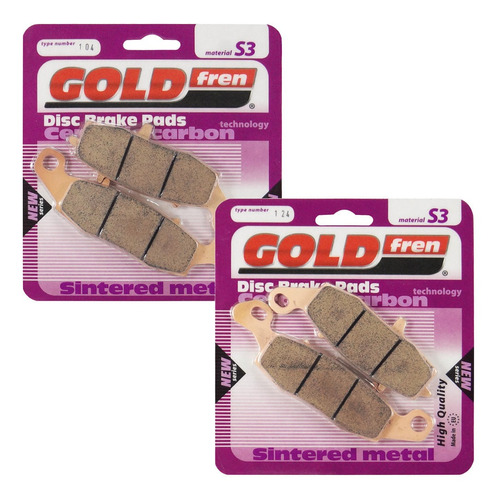 Pastilhas Freio Goldfren S3 104 124 V-strom Dl 650 - Todas