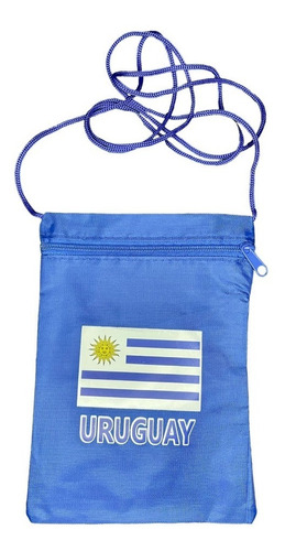 Bandolera Uruguay Mundial Futbol 13x18cm X Mayor Docena