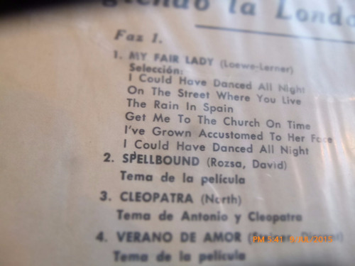 Vinilo Lp De Stanley Black --film Spectaculares (u1115