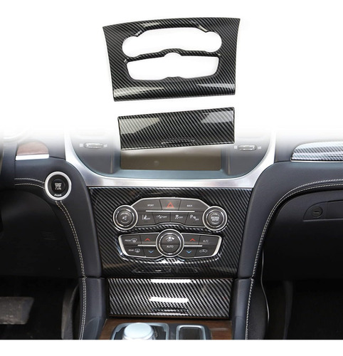 Control Central De Fibra De Carbono Para Chrysler 300 2015-2