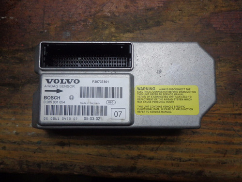 Vendo Modulo Sensor De Airbag De Volvo Xc90, # 0 285 001 654