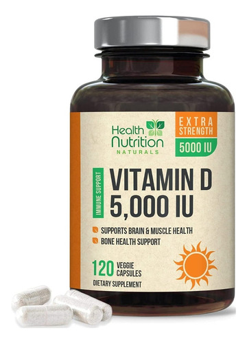 Vitamina D3 Health Nutrition Na - - Unidad A $1364