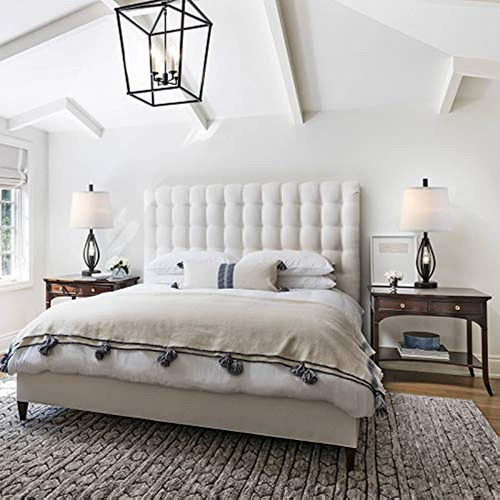 Conjuntos de luminárias de mesa Modern Farmhouse de 2 com 2 Pue