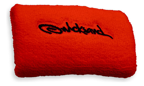 Munhequeira Atoalhada Quicksand De Alta Absorção 10cm (par) Cor Vermelho Tamanho 10 Cm