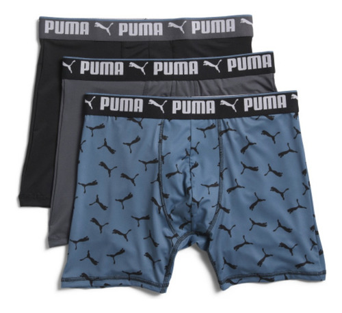 Boxer Puma 3 Pack Sport Style Stretch Hombre 100% Original