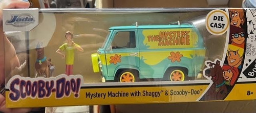 Carro Mystery Machine With Shaggy & Scooby-doo Die Cast Jada