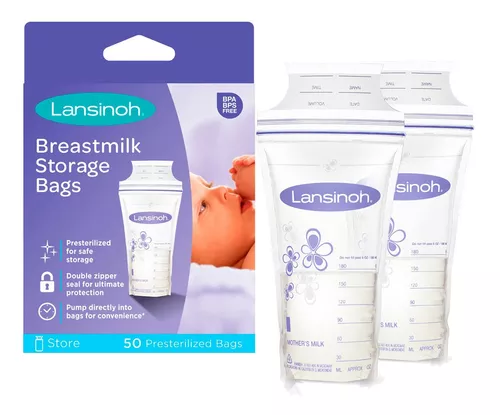 Lansinoh Bolsas para Almacenar Leche Materna : : Bebé