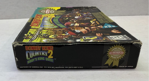 Donkey Kong Country 2 Diddy's Kong Quest | Snes En Caja (Usado)