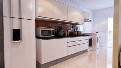 Imagem 5 de 15 de Apartamento, 1 Dorms Com 46.14 M² - Caiçara - Praia Grande - Ref.: Alv94 - Alv94