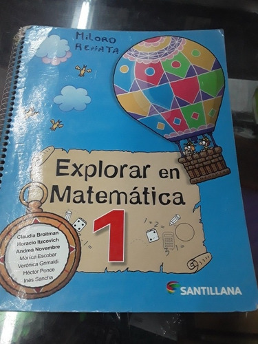 Explorar Matematica 1 Editorial Santillana 