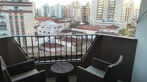 Imagem 12 de 16 de Flat Com 1 Dormitório À Venda, 75 M² Por R$ 350.000,00 - Gonzaga - Santos/sp - Fl0051